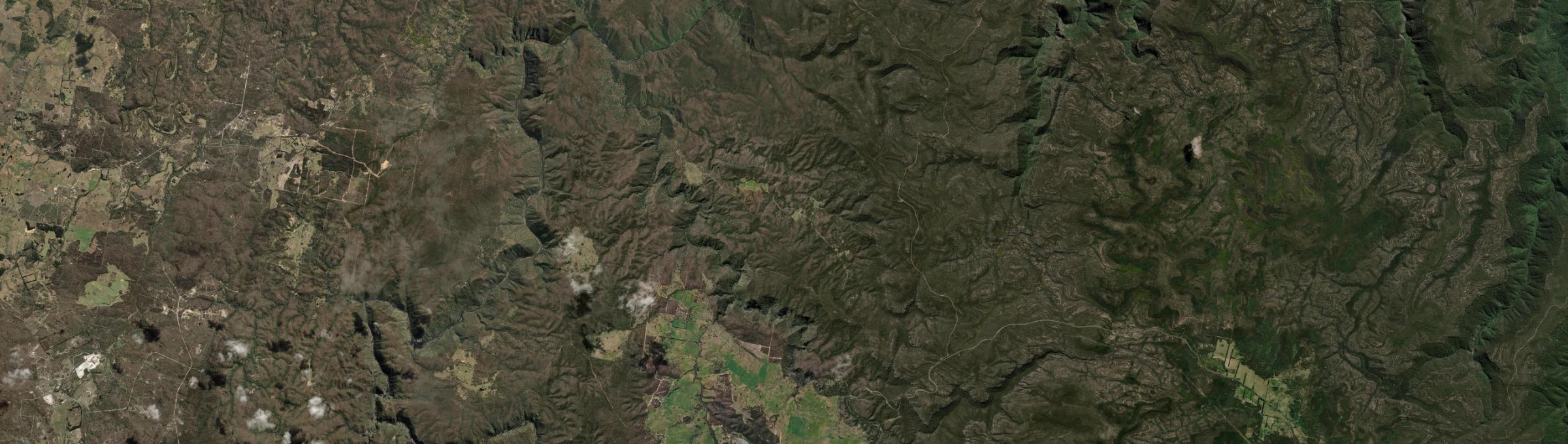 Aerial view of Coolumburra, NSW