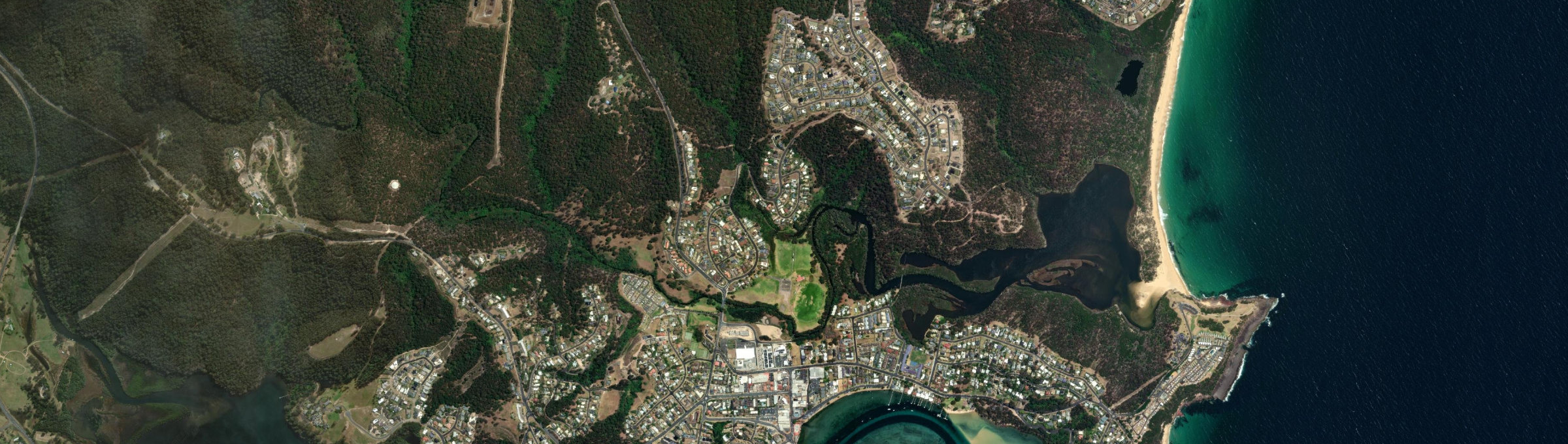 Aerial view of Berrambool, NSW