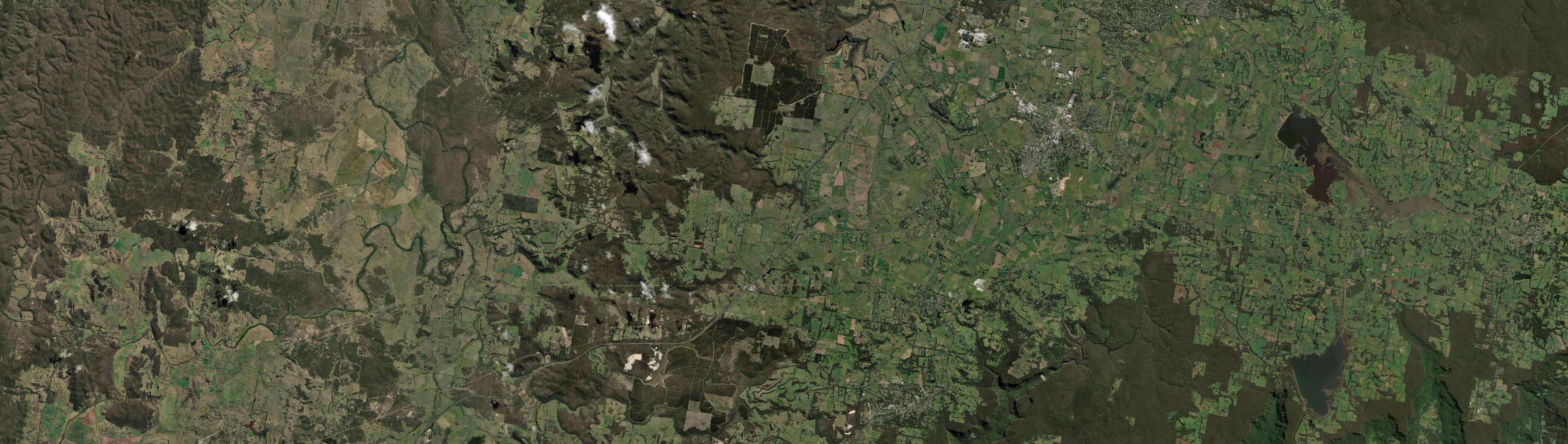 Aerial view of Sutton Forest, NSW