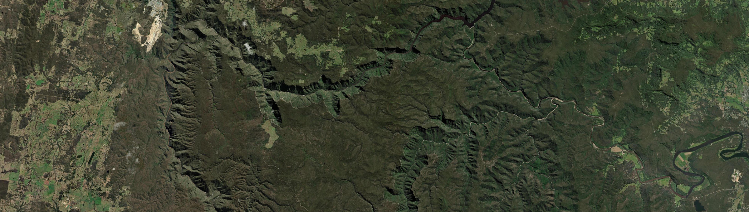 Aerial view of Tallowal, NSW