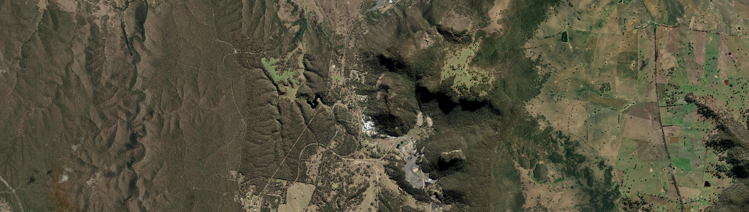 Aerial view of Charbon, NSW