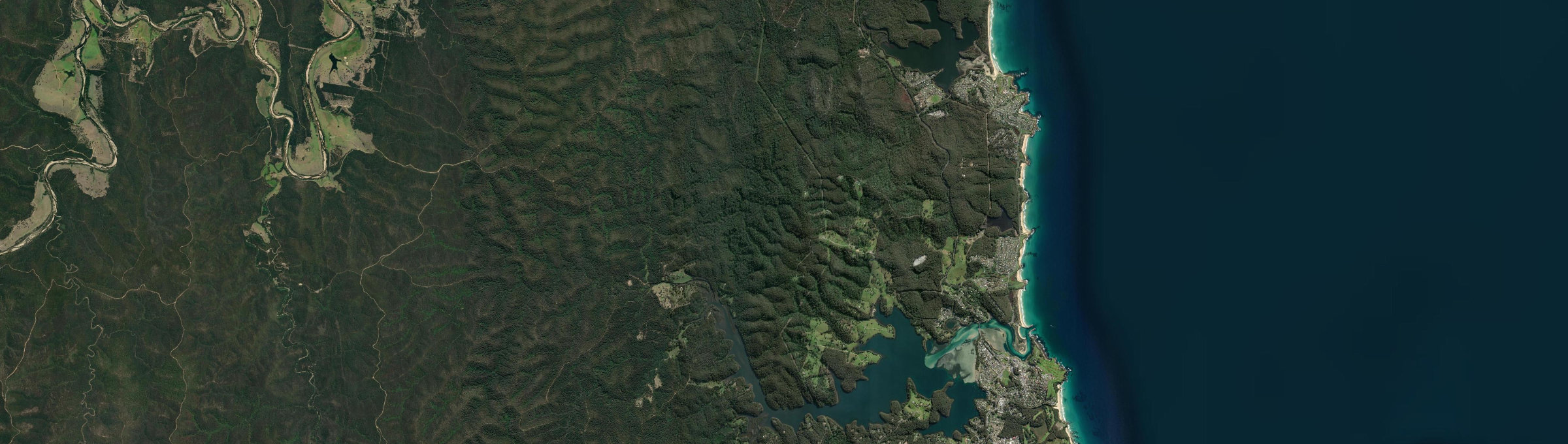Aerial view of Kianga (NSW), NSW
