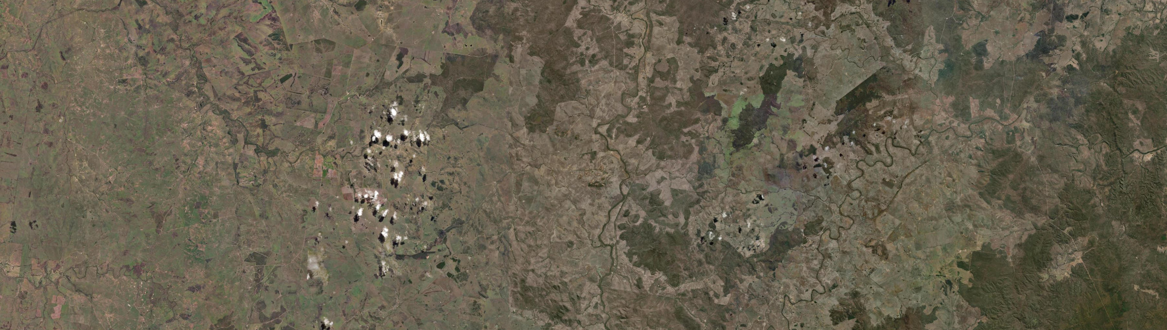 Aerial view of Sujeewong, QLD