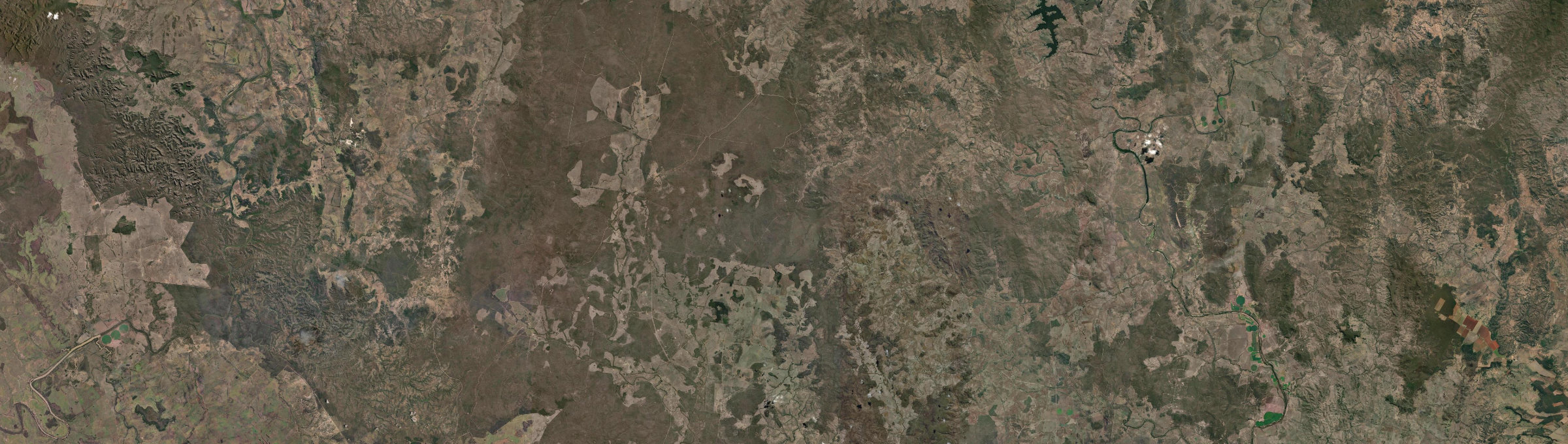 Aerial view of Eidsvold West, QLD