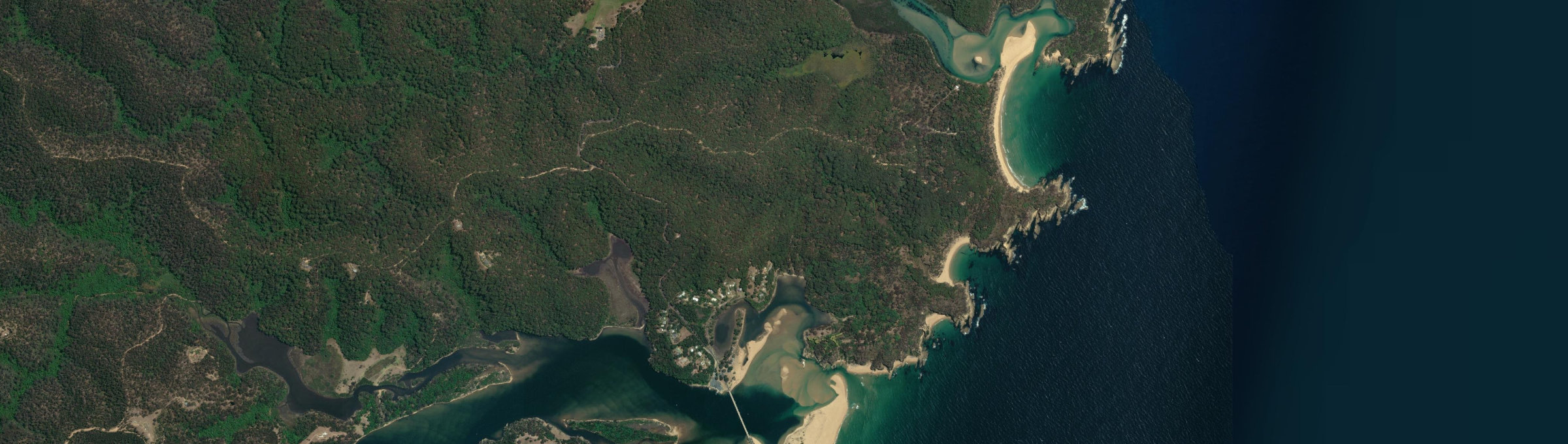 Aerial view of Mogareeka, NSW