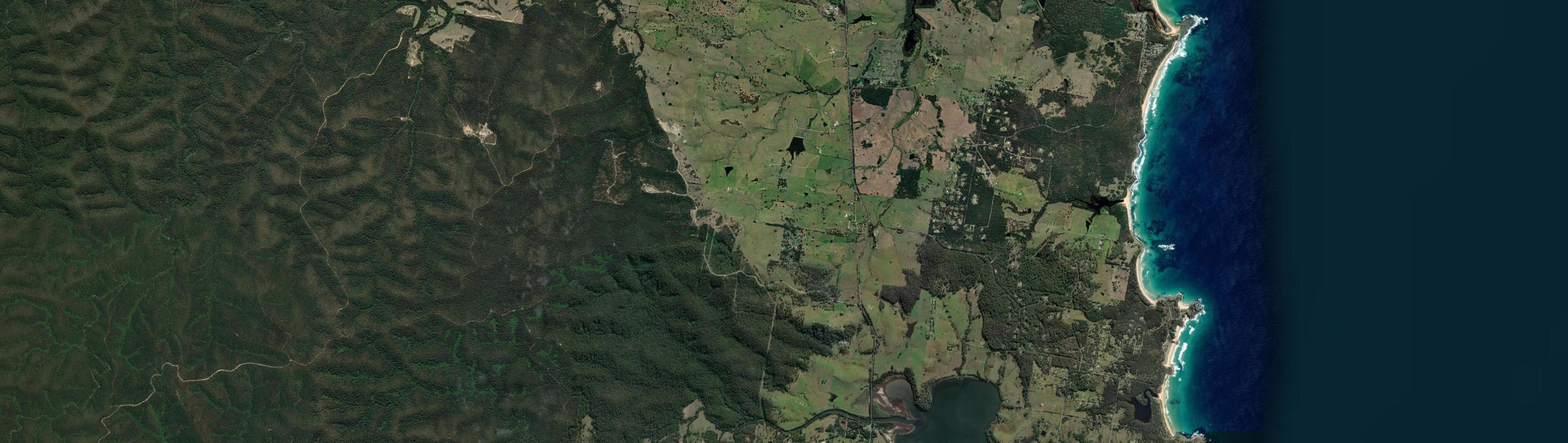 Aerial view of Bergalia, NSW