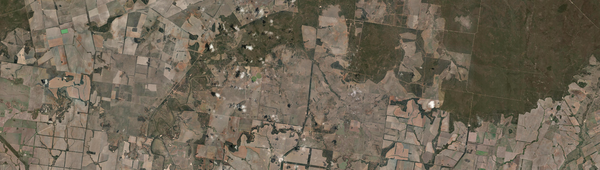 Aerial view of Calingunee, QLD