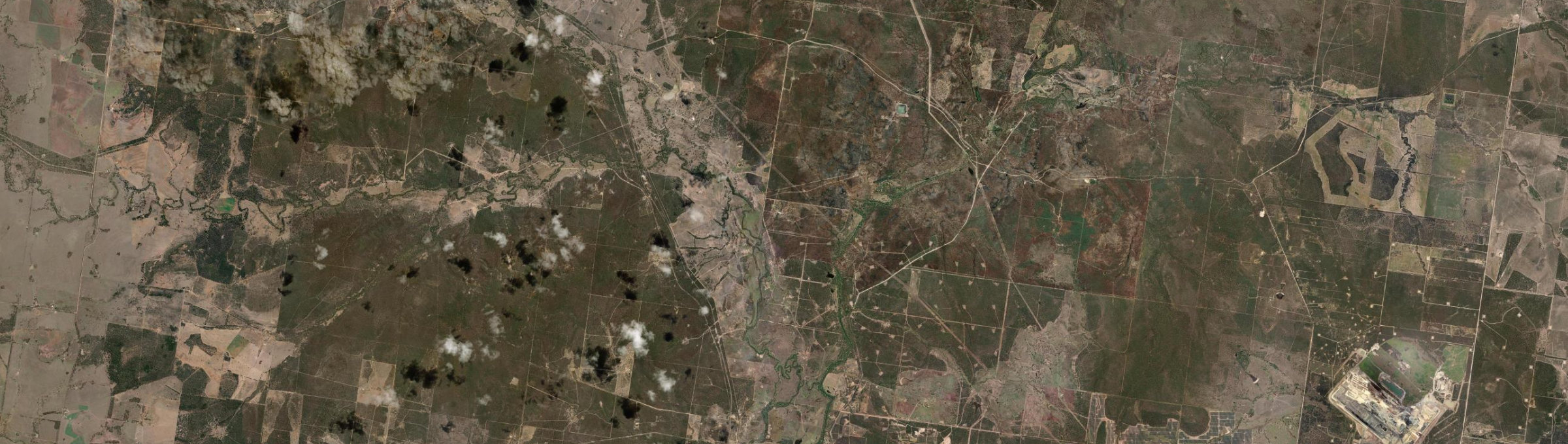 Aerial view of Myall Park (Qld), QLD