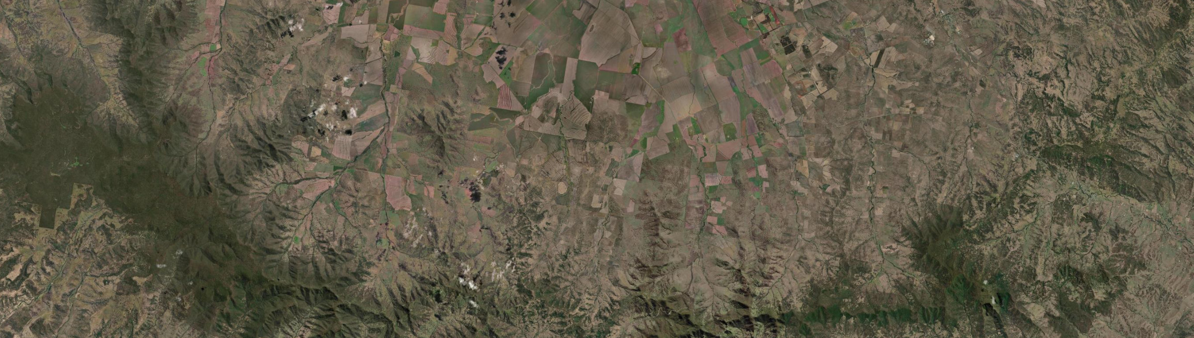 Aerial view of Parraweena, NSW