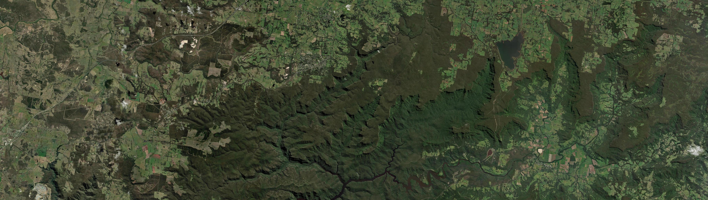 Aerial view of Meryla, NSW