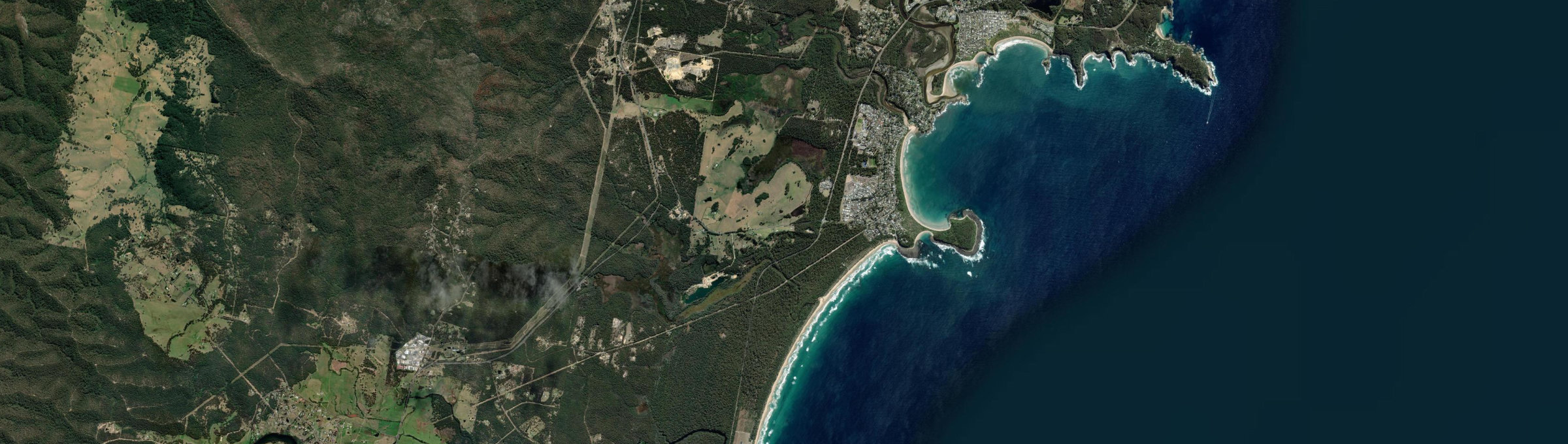 Aerial view of Broulee, NSW