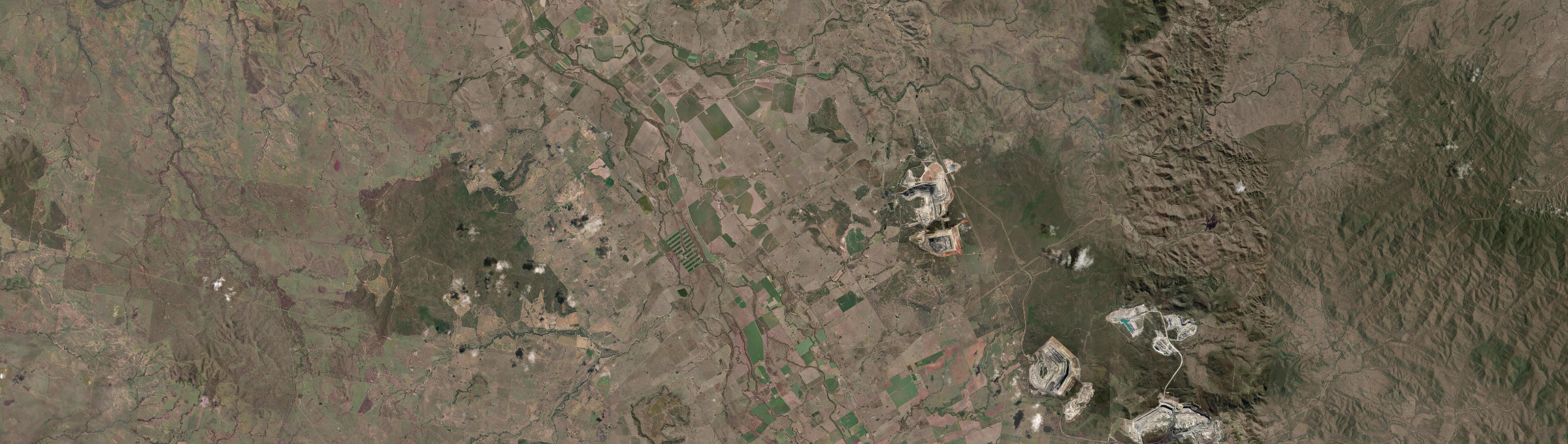 Aerial view of Jambin, QLD