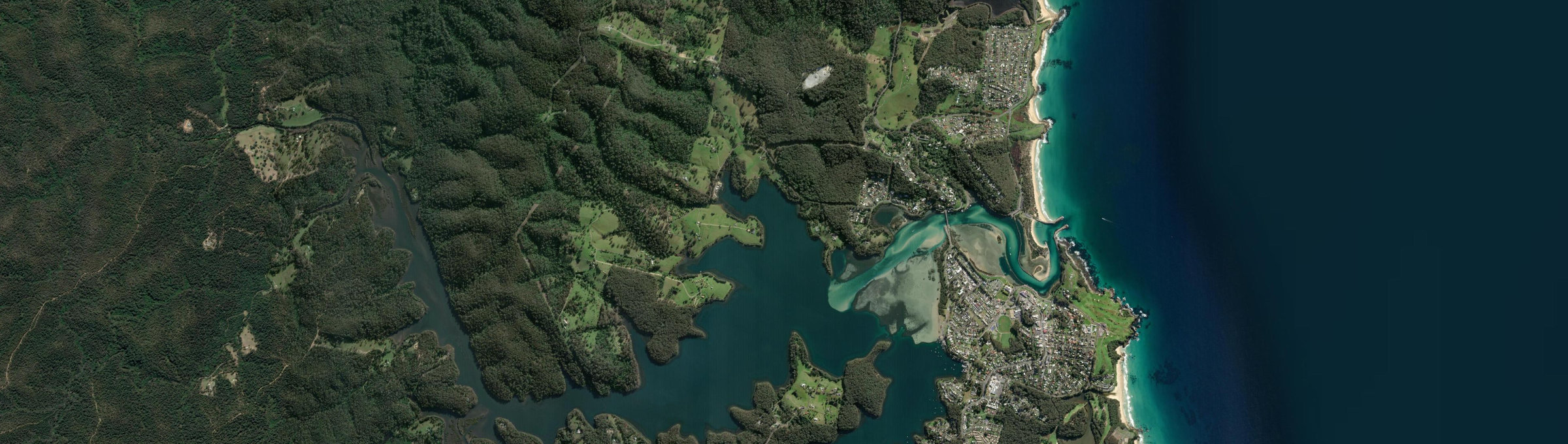 Aerial view of North Narooma, NSW