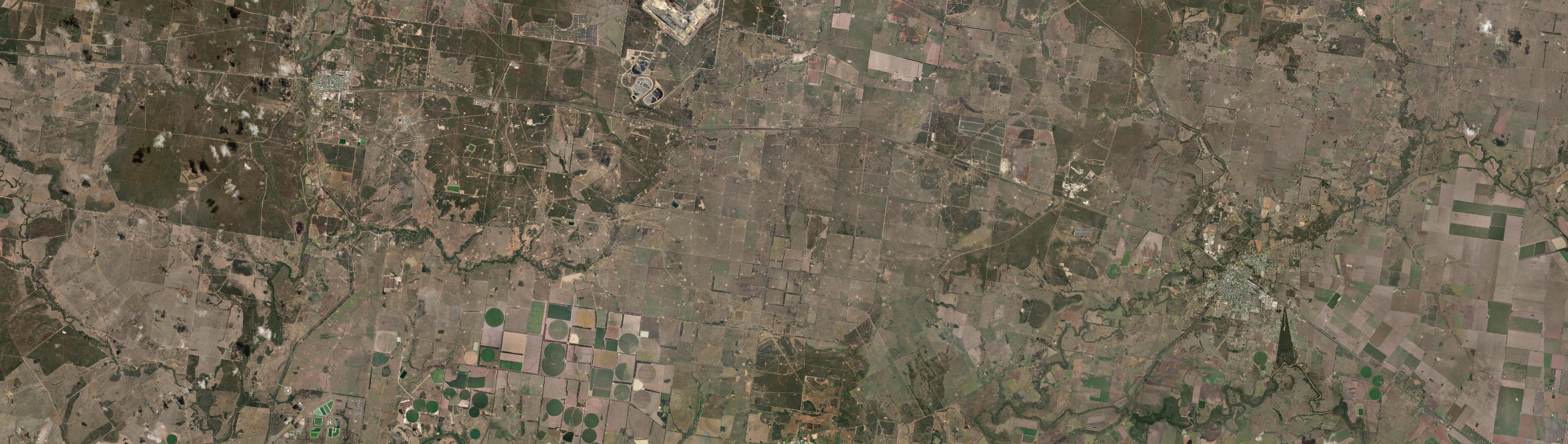 Aerial view of Goombi, QLD