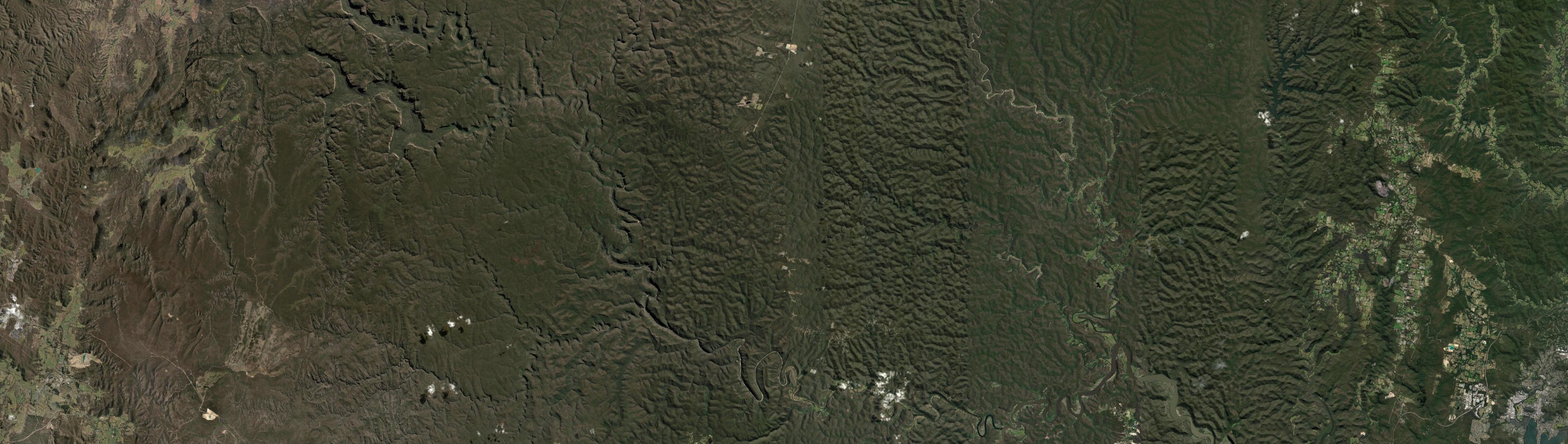 Aerial view of Colo Heights, NSW