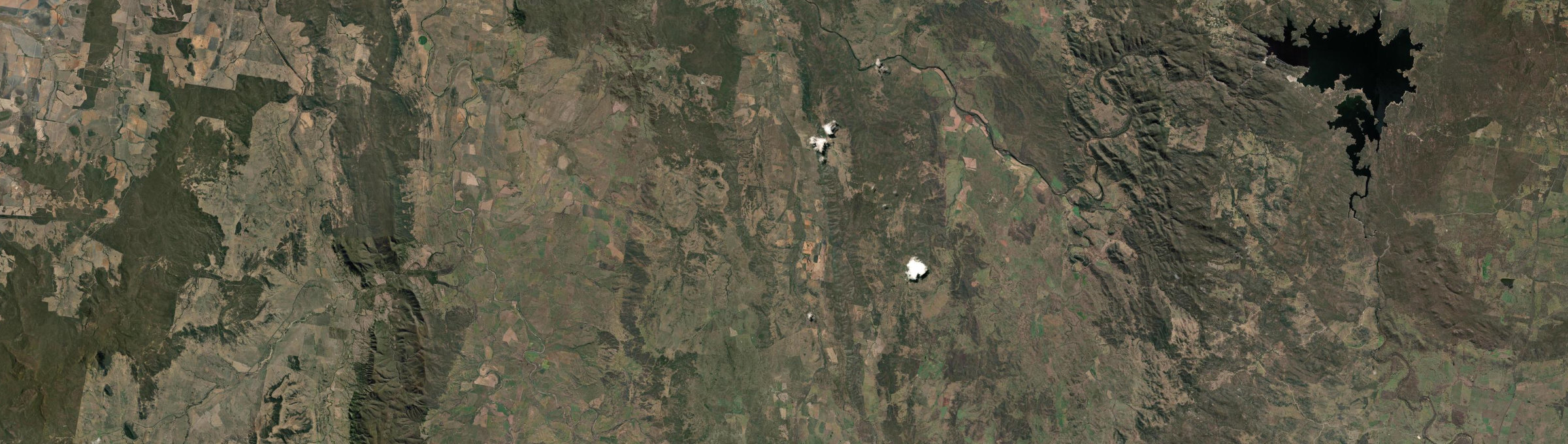 Aerial view of Dinoga, NSW