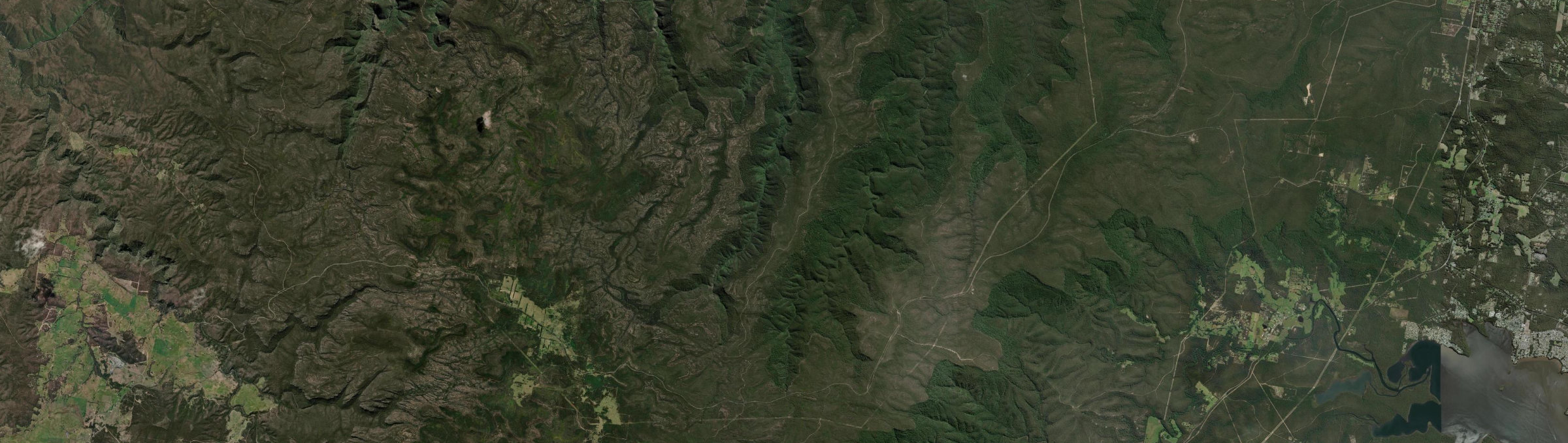 Aerial view of Boolijah, NSW