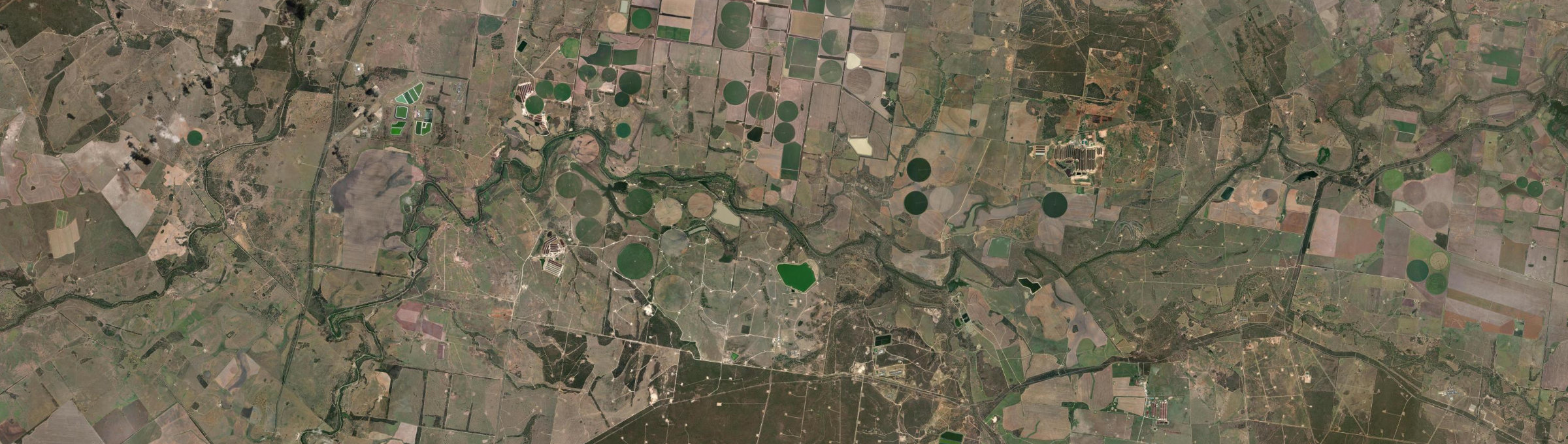 Aerial view of Nangram, QLD