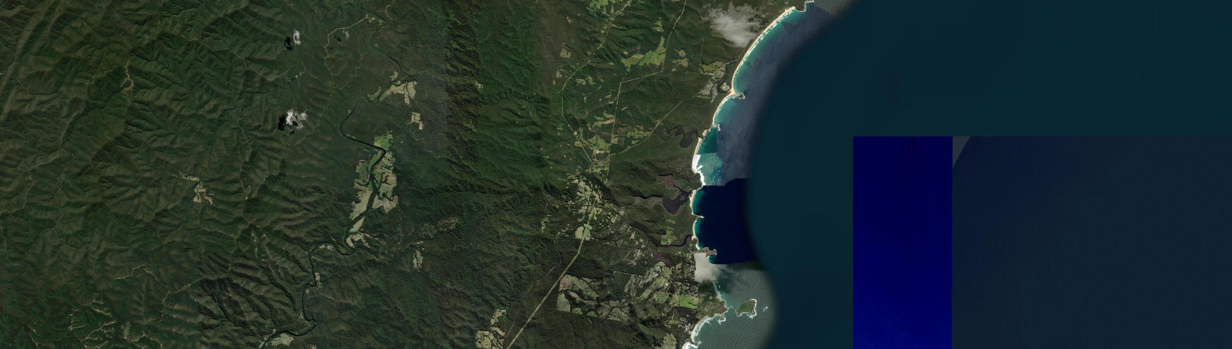Aerial view of Termeil, NSW