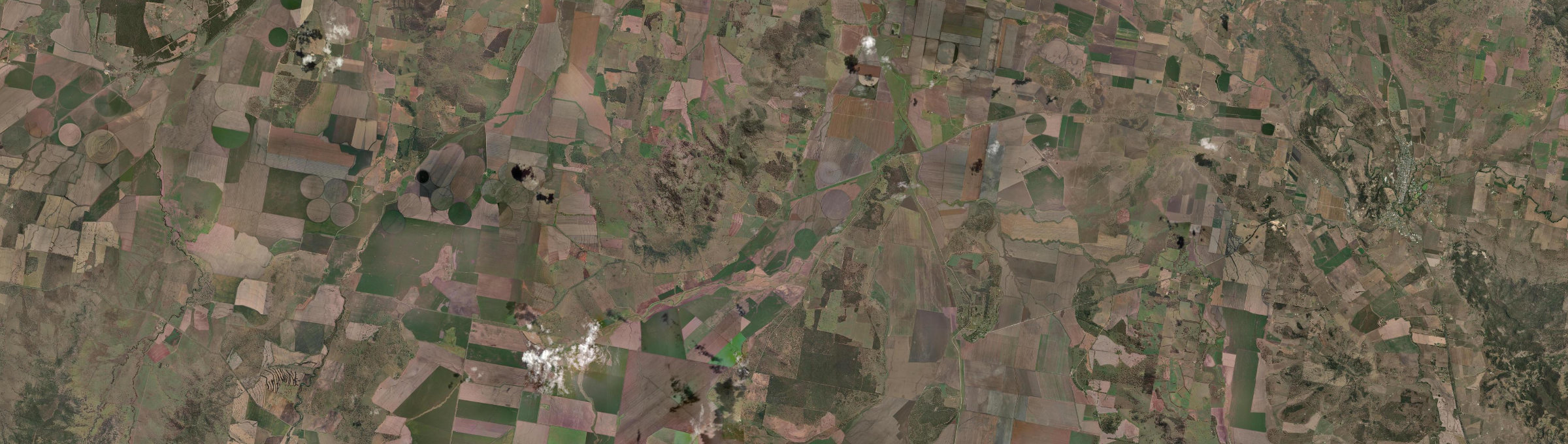 Aerial view of Pine Ridge, NSW