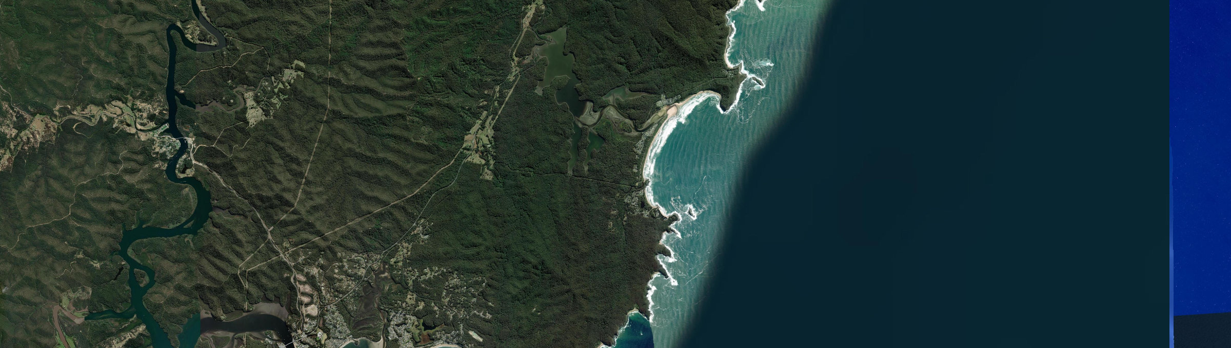 Aerial view of South Durras, NSW
