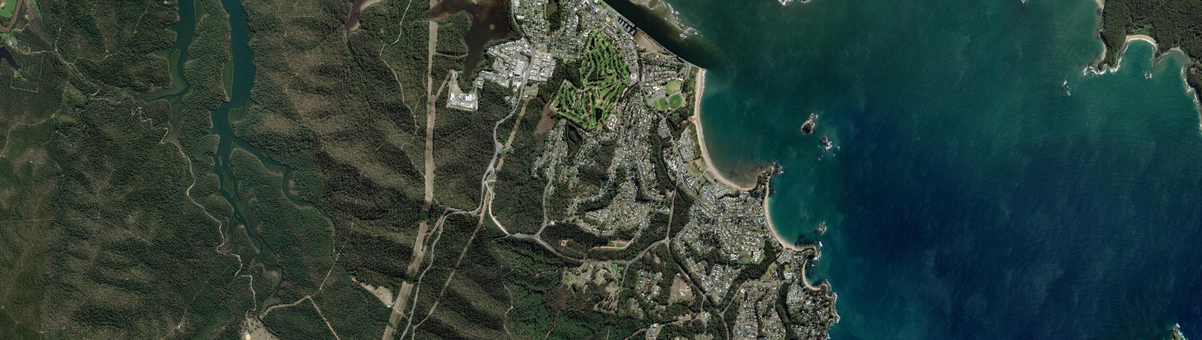 Aerial view of Catalina, NSW