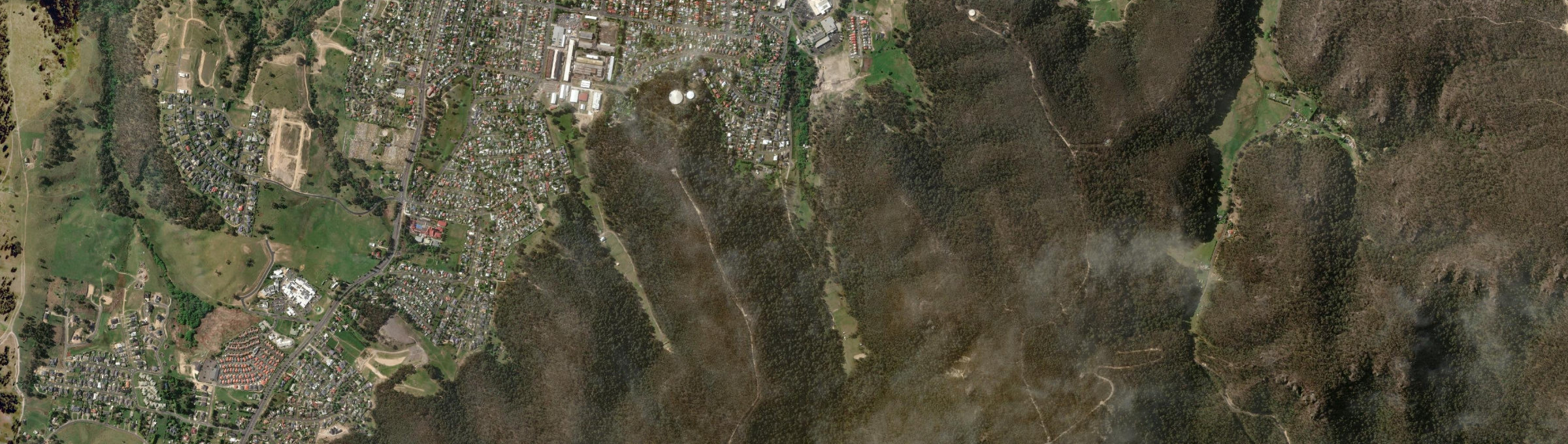 Aerial view of Sheedys Gully, NSW