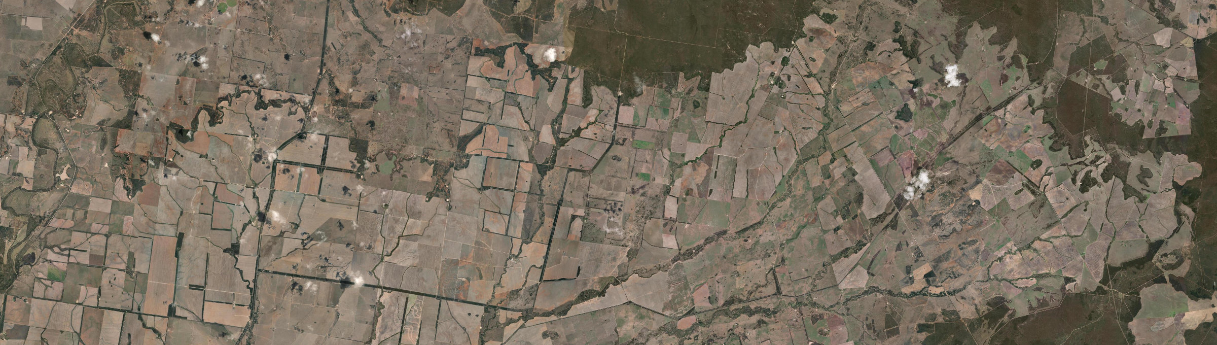 Aerial view of Yagaburne, QLD
