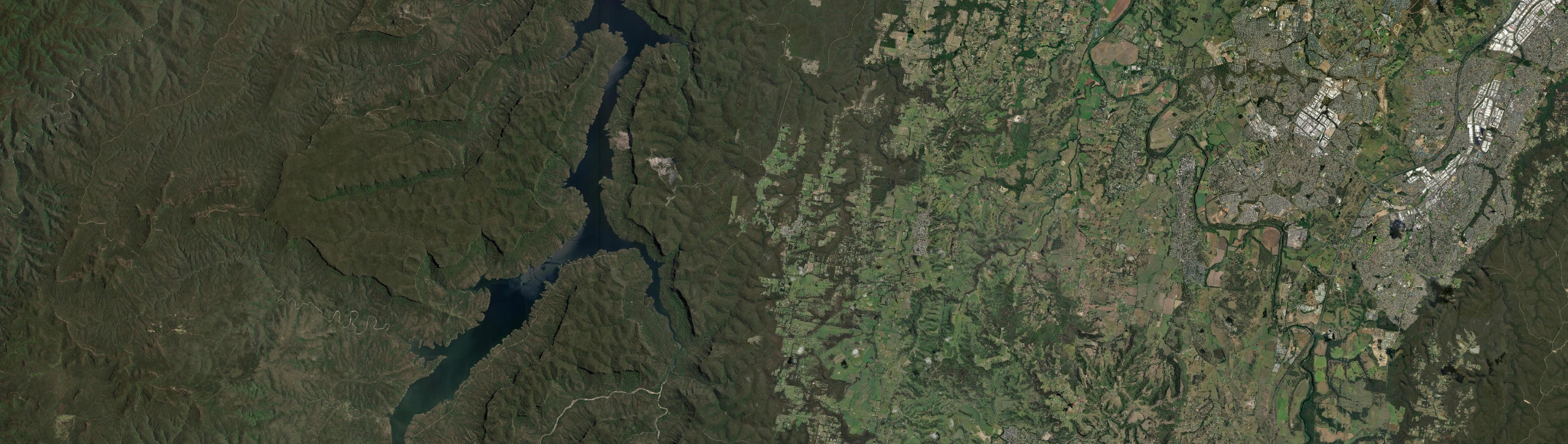 Aerial view of Oakdale (NSW), NSW