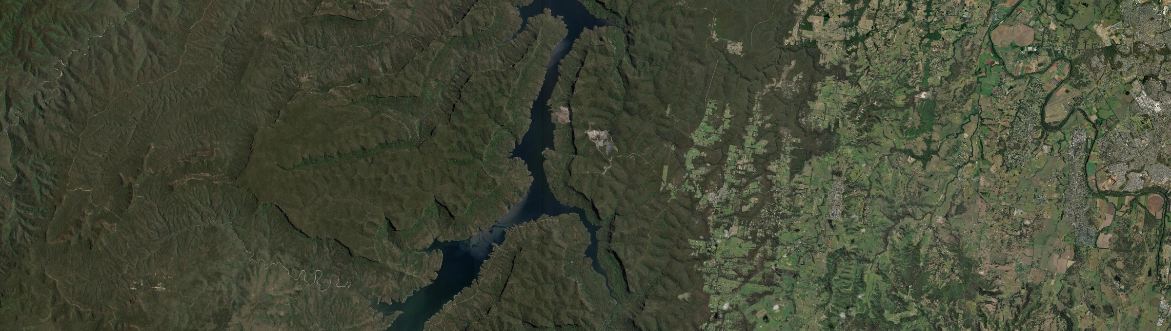 Aerial view of Nattai, NSW