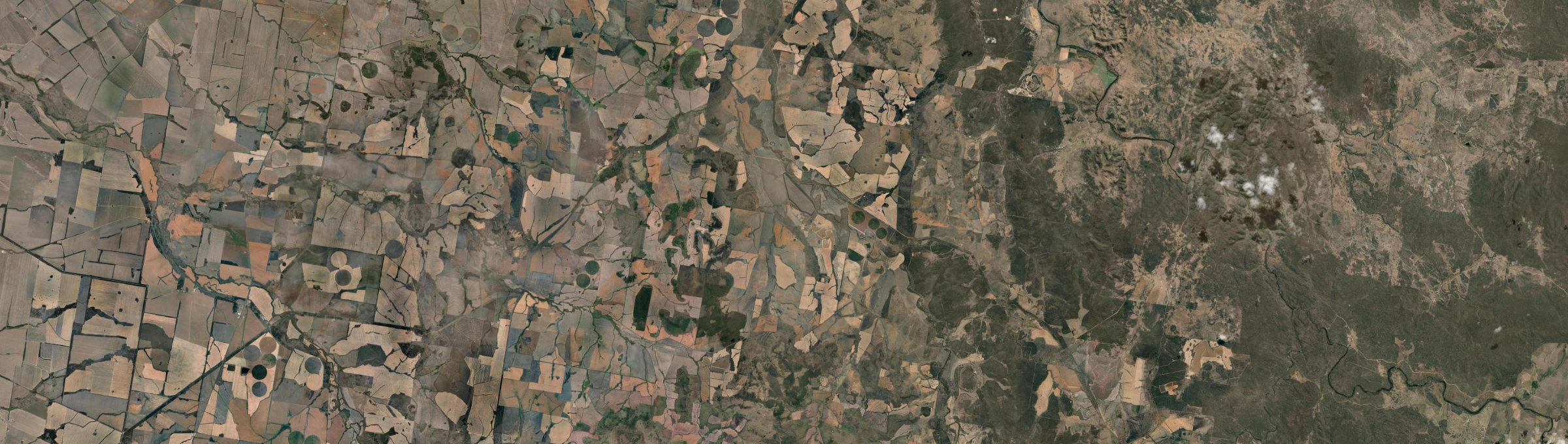 Aerial view of Blue Nobby, NSW