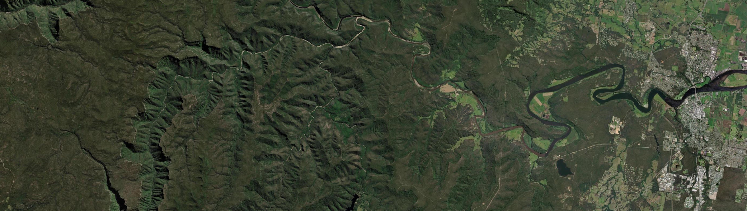 Aerial view of Buangla, NSW
