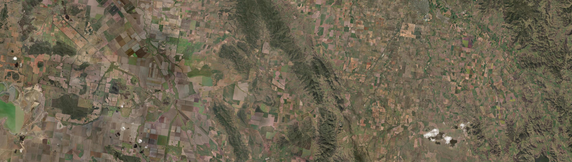 Aerial view of Currabubula, NSW