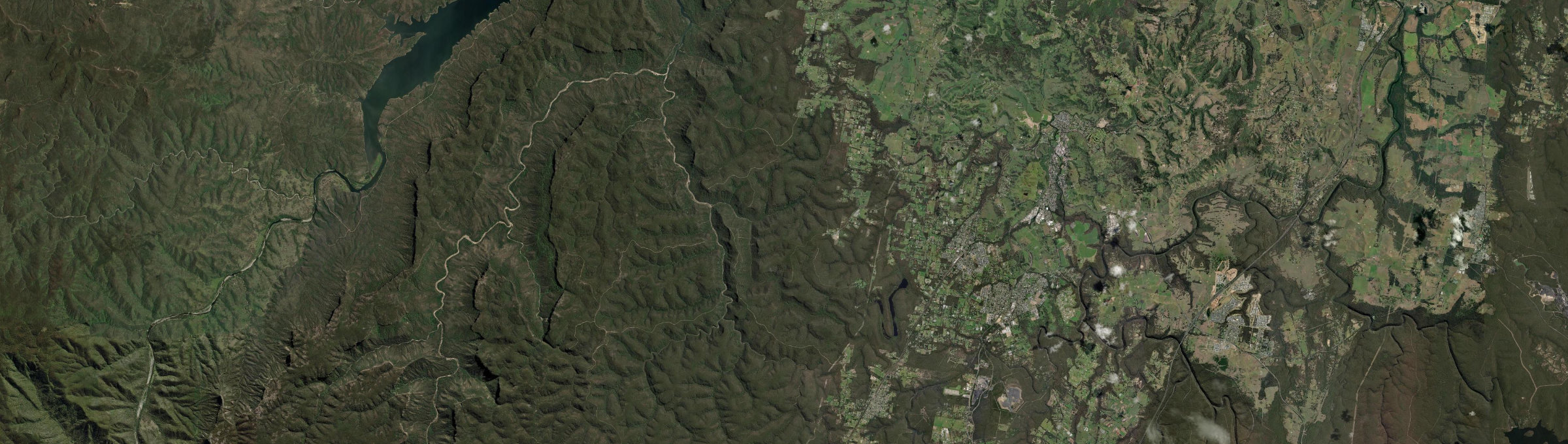 Aerial view of Lakesland, NSW