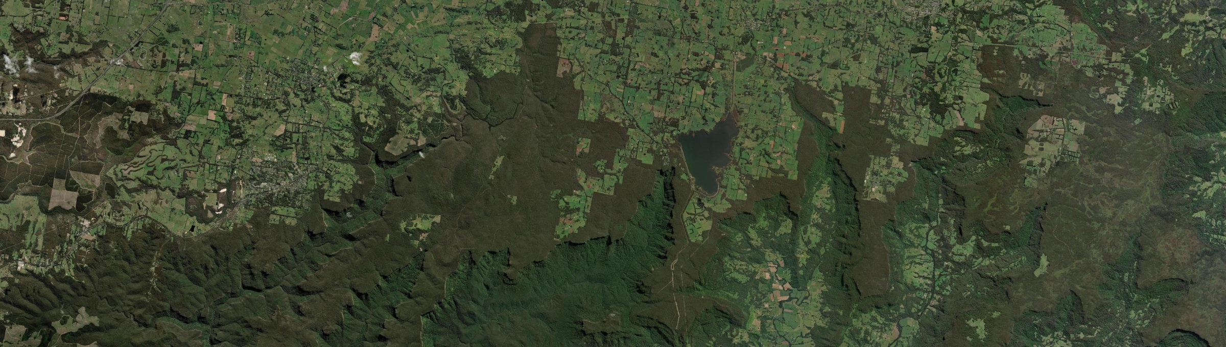 Aerial view of Fitzroy Falls, NSW