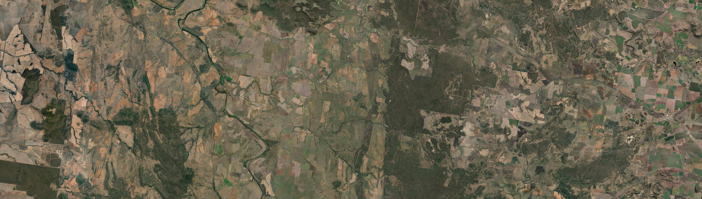 Aerial view of Warialda Rail, NSW