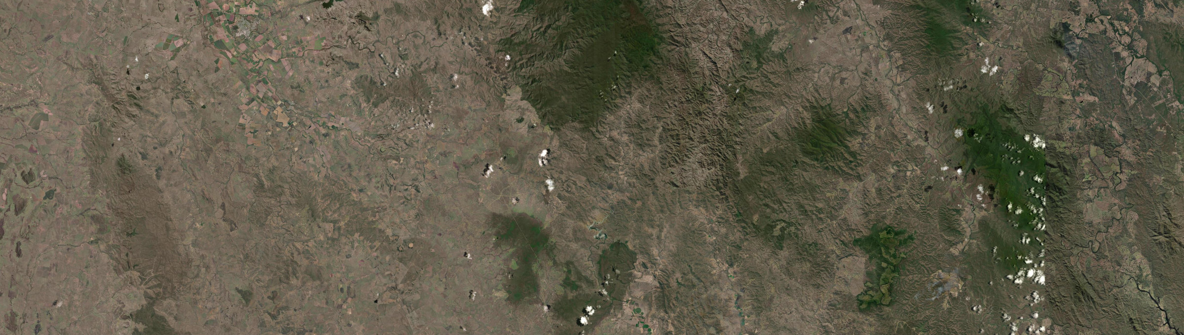 Aerial view of Cania, QLD