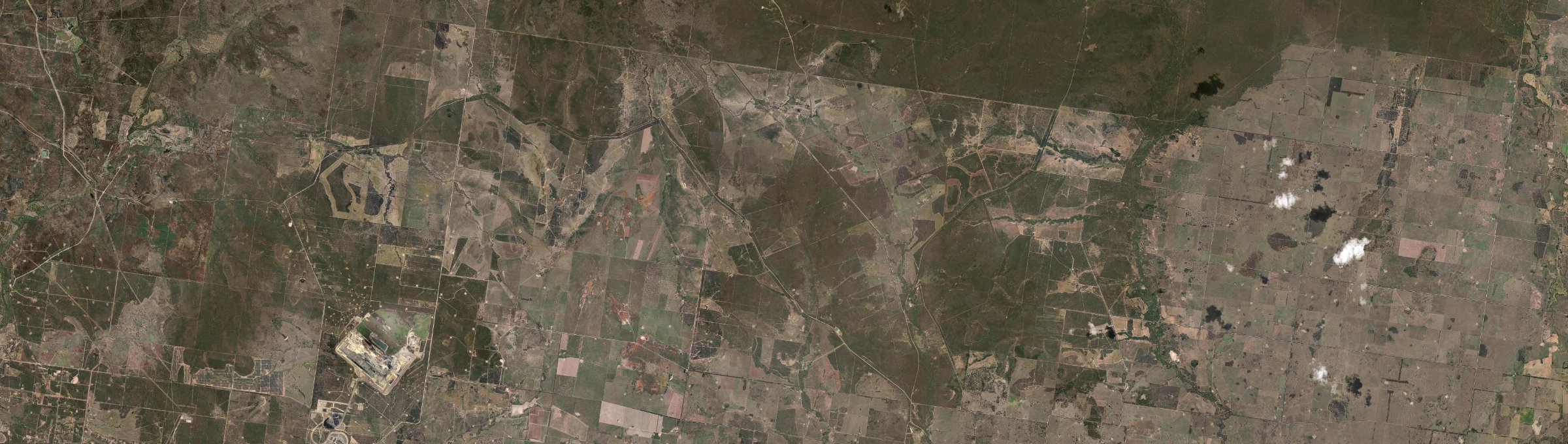 Aerial view of Blackswamp, QLD