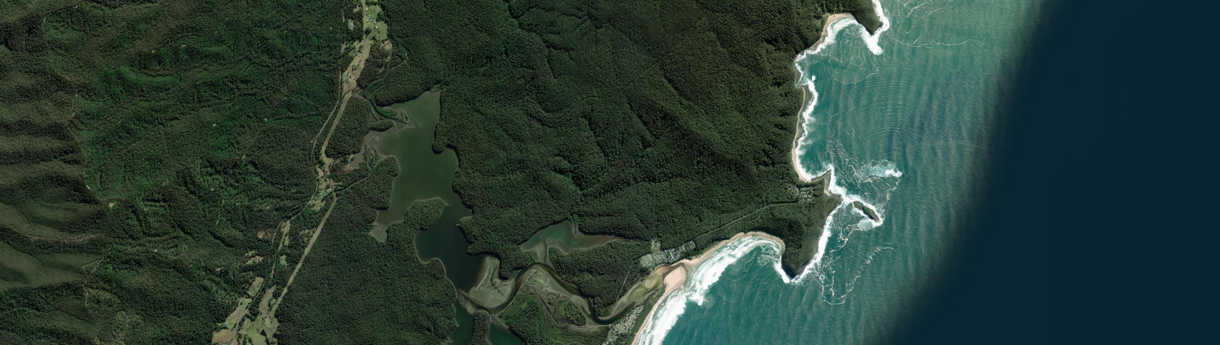Aerial view of Durras North, NSW