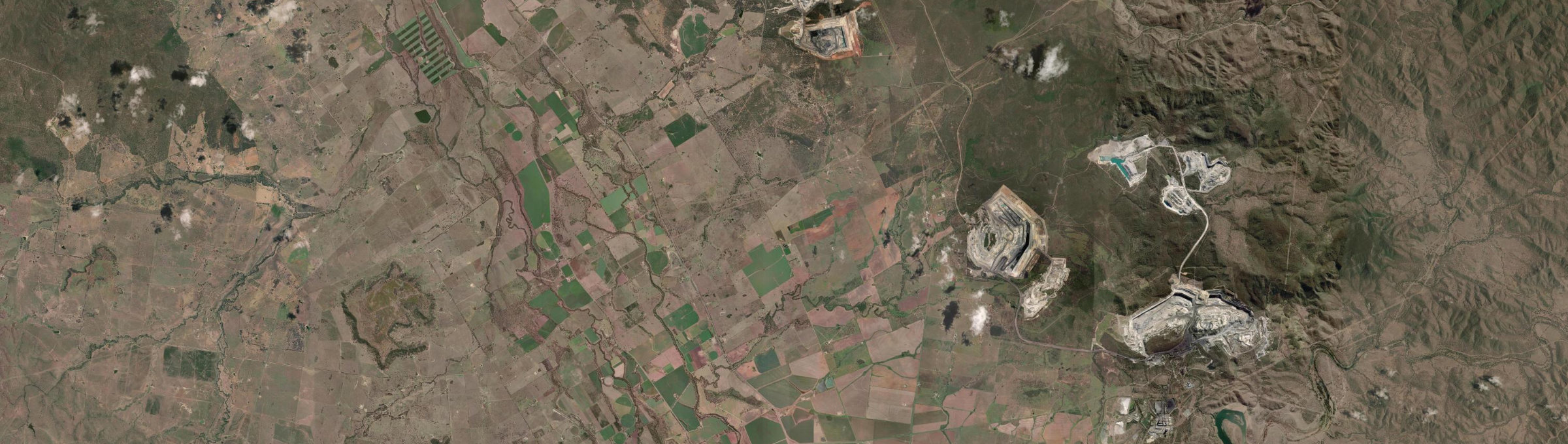 Aerial view of Callide, QLD