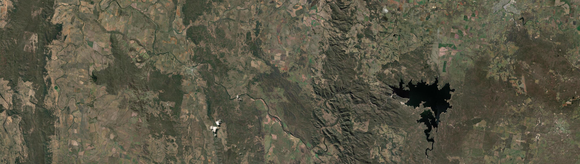 Aerial view of Whitlow, NSW