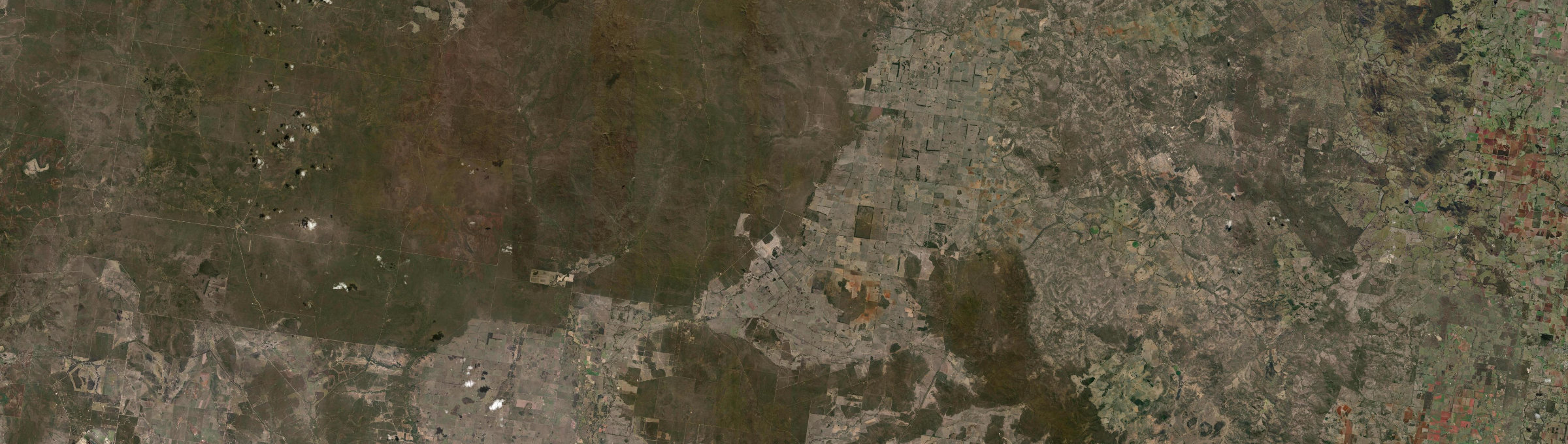 Aerial view of Burra Burri, QLD
