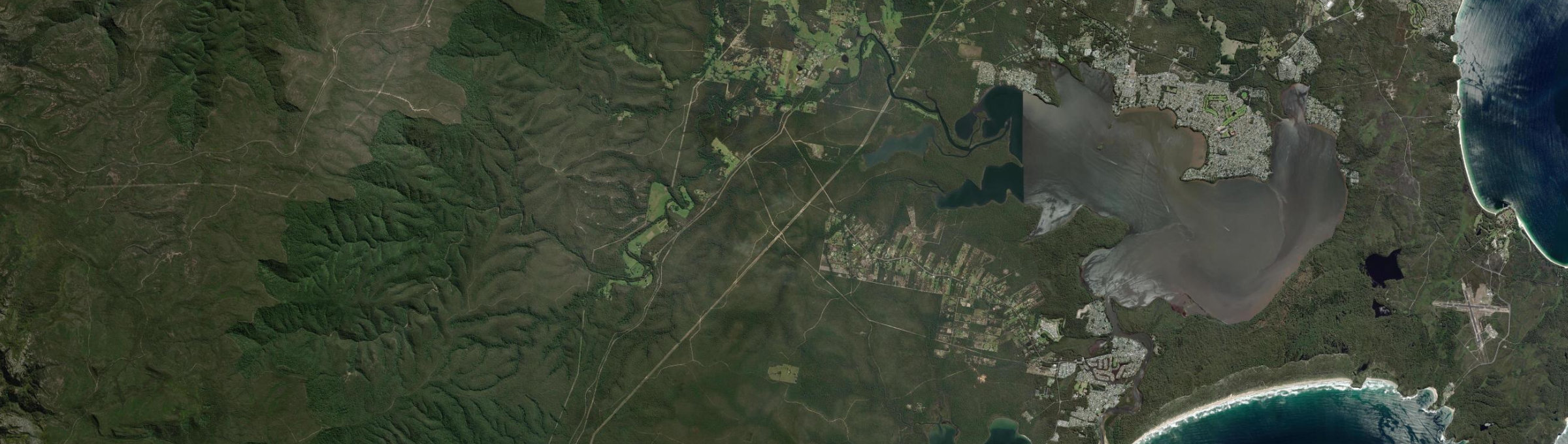 Aerial view of Tullarwalla, NSW