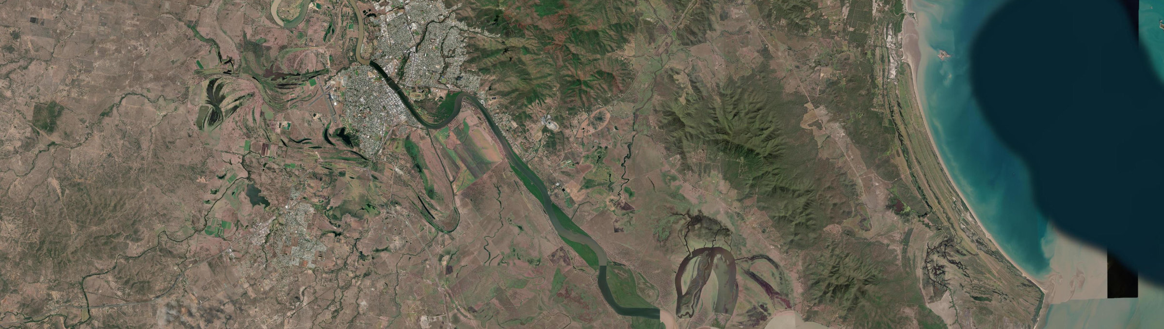 Aerial view of Nerimbera, QLD