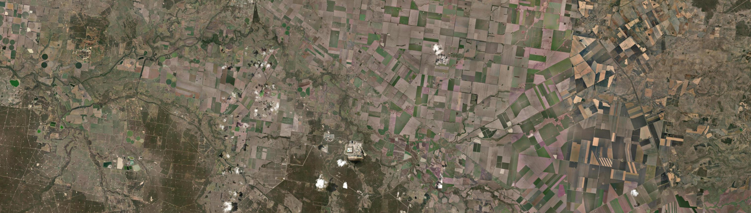 Aerial view of Brigalow, QLD