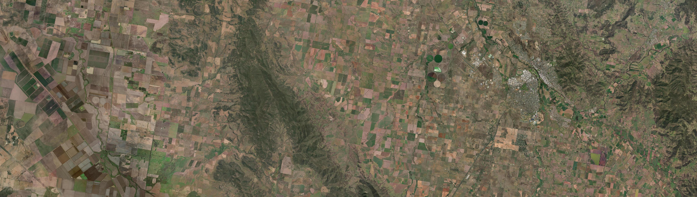 Aerial view of Winton (NSW), NSW