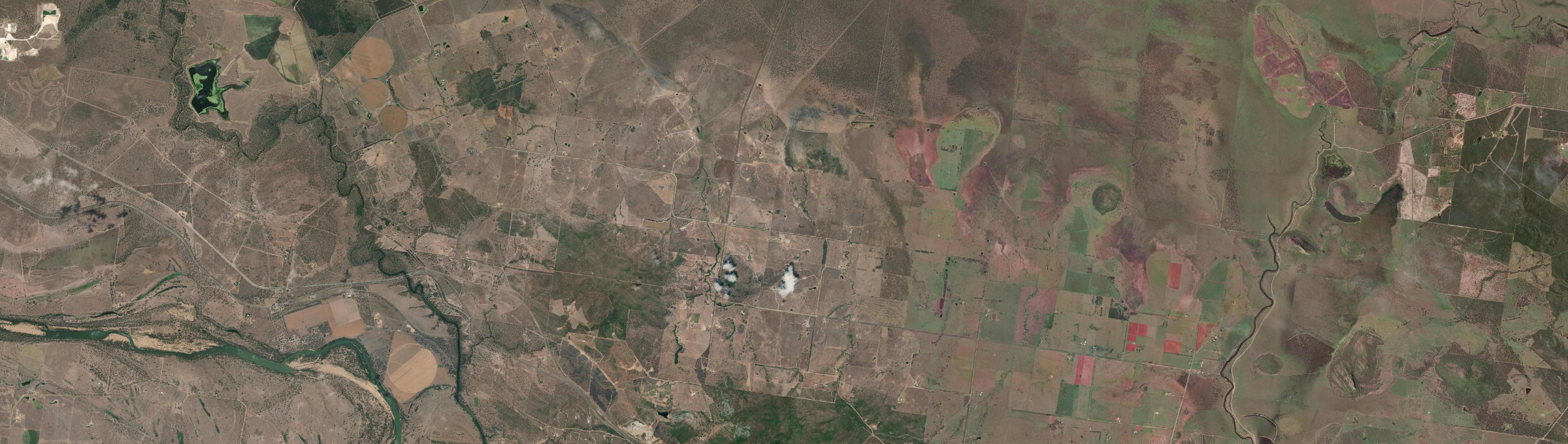 Aerial view of Wattlebank, QLD