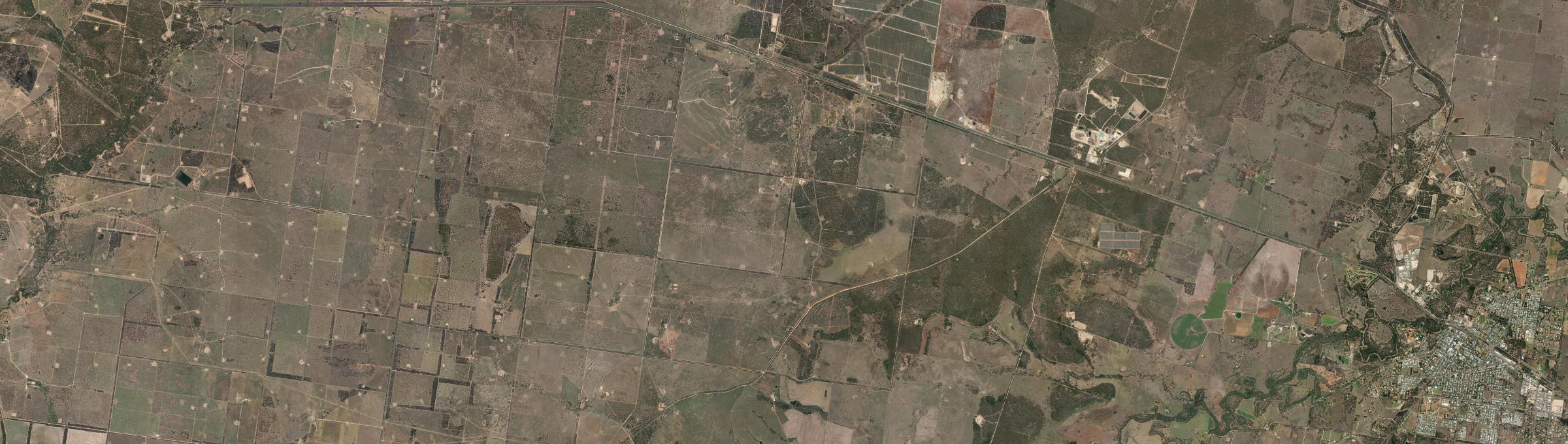 Aerial view of Rywung, QLD