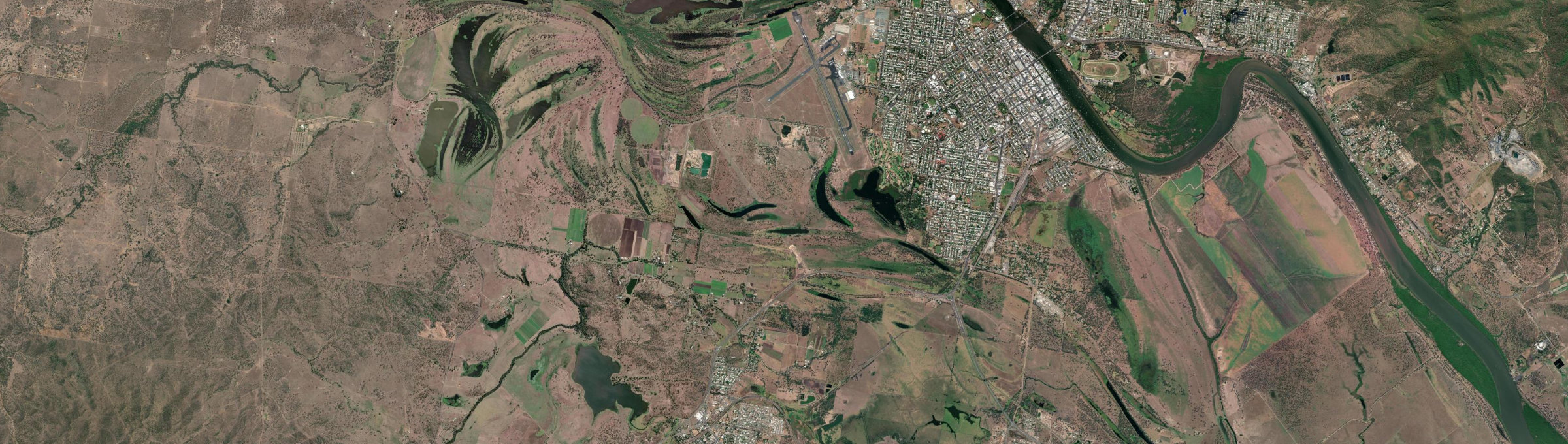 Aerial view of Fairy Bower, QLD