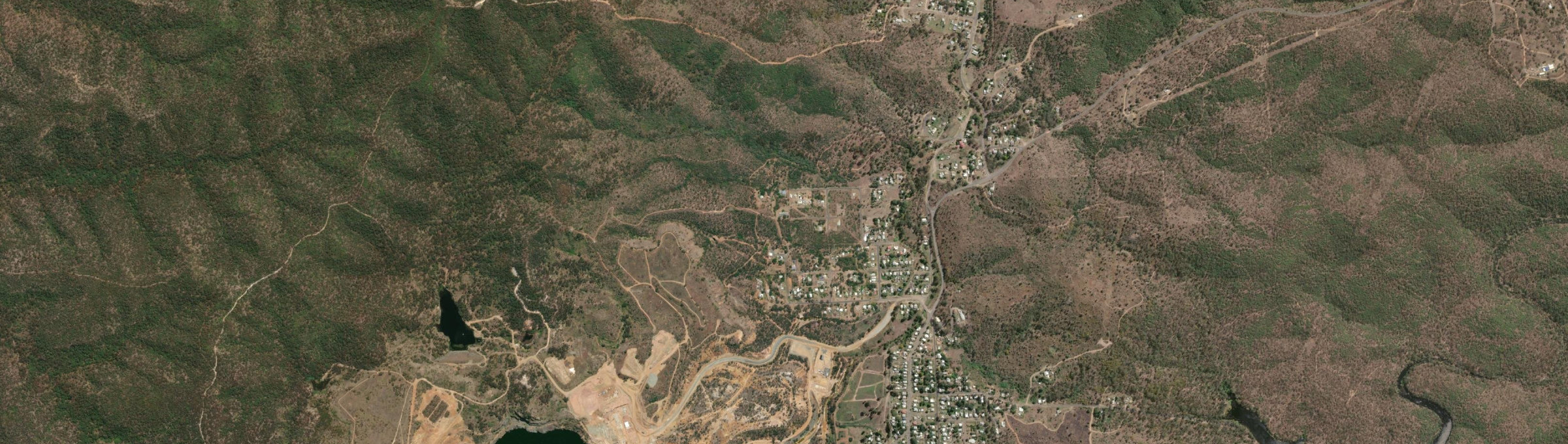 Aerial view of Walterhall, QLD